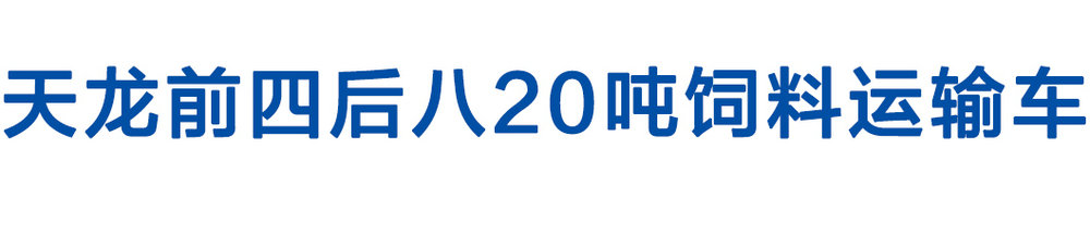 天龍前四后八20噸飼料運輸車_01